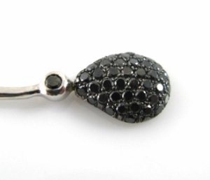 תליון יהודית יהלומים שחורים תליון יהודית יהלומים שחורים