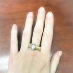 טבעת יהלום סוליטר בדגם לולה