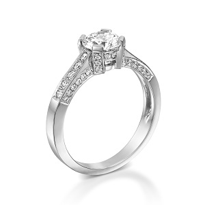 טבעת יהלומים דגם רואנה